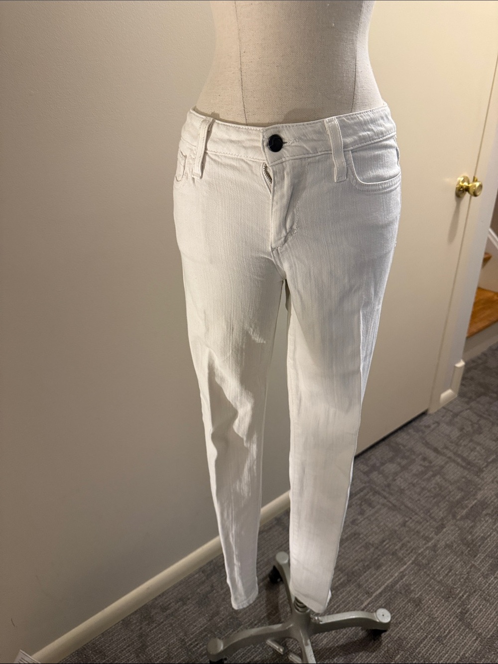 Joe's Jeans White Skinny Jeans